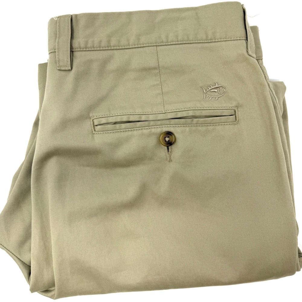 Southern Tide Skipjack Mens Khaki Chino‎ Pants 33x28